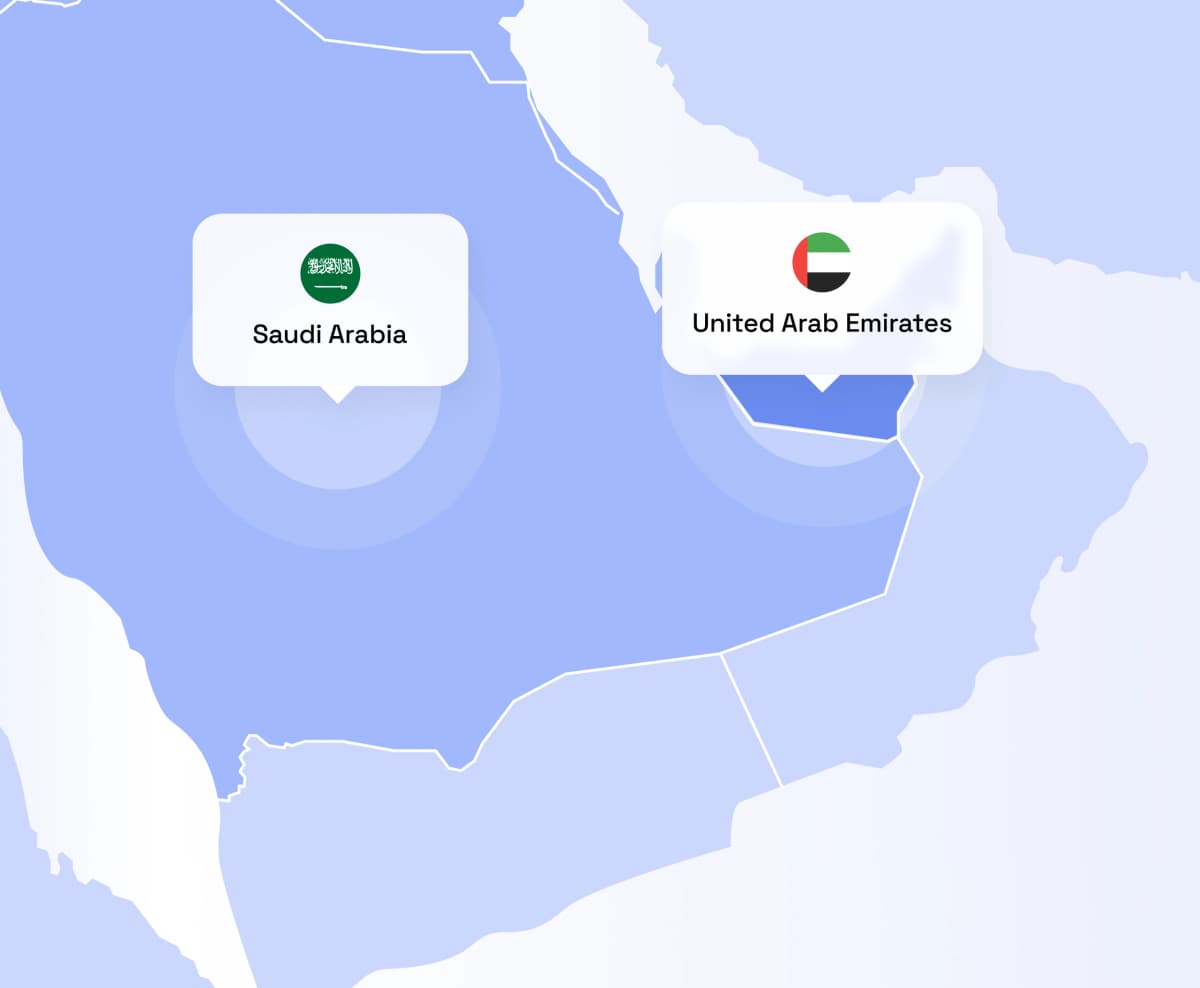 Map location